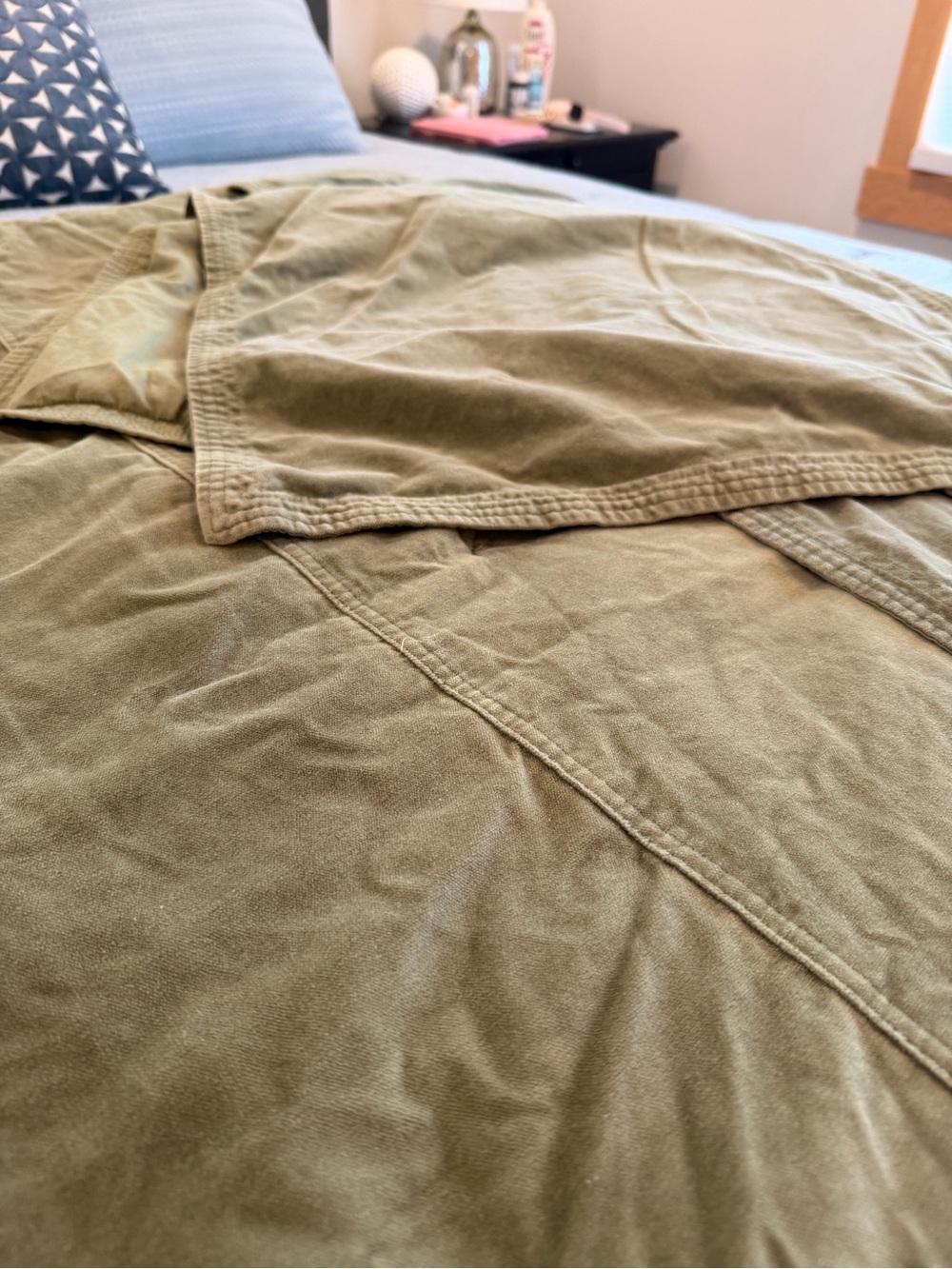 Threshold Olive Green King Comforter/Sham Set - Home Bedding - Picture 6 of 10